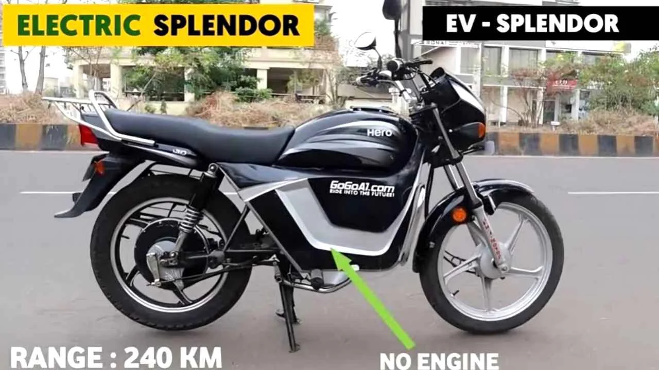 Hero Splendor Electric 2025 Launched in Budget Range – 240 Km Range, ABS, and Digital Display Now Available